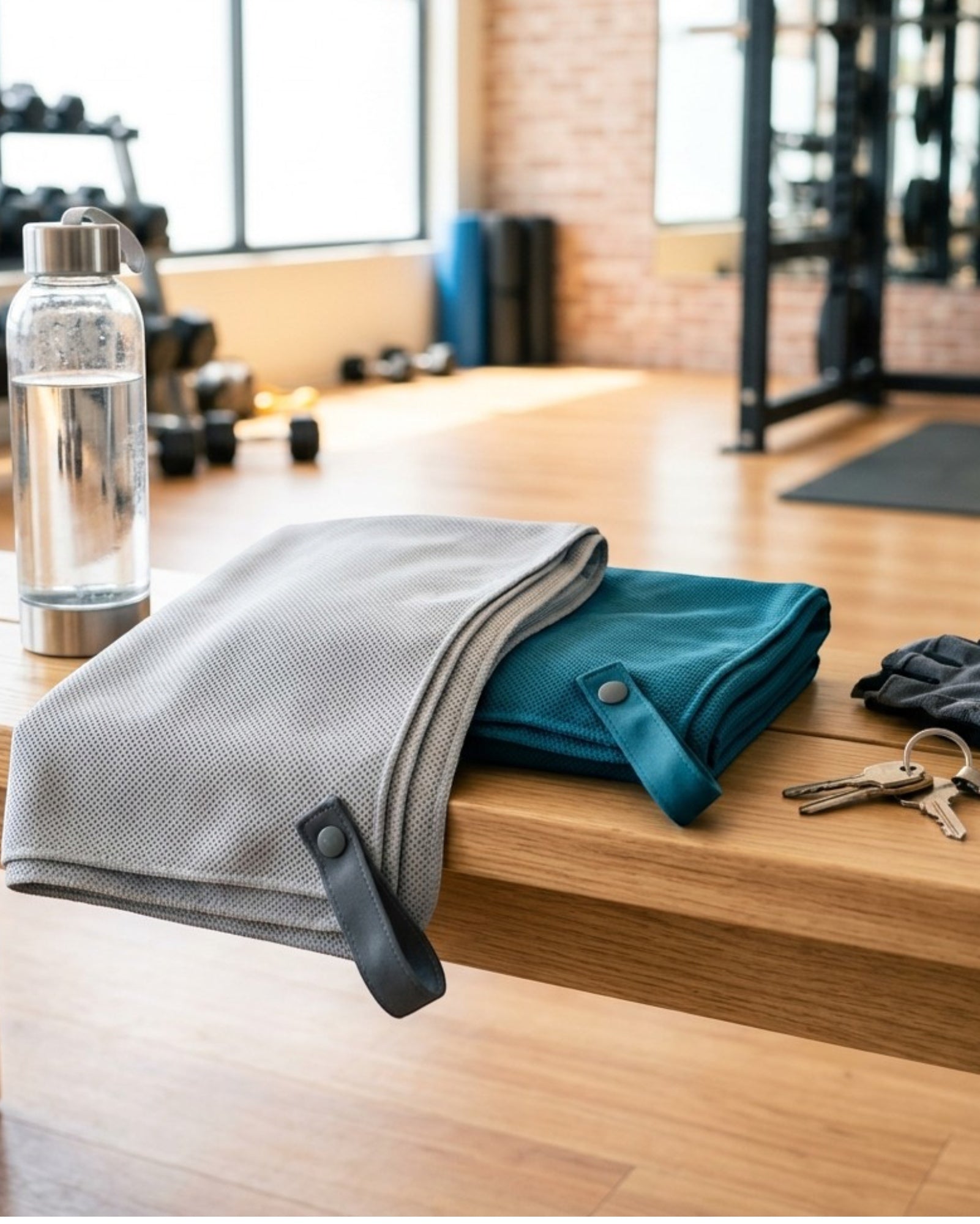 Vikfx Cooling Fitness Towel with Snap Carry Loop