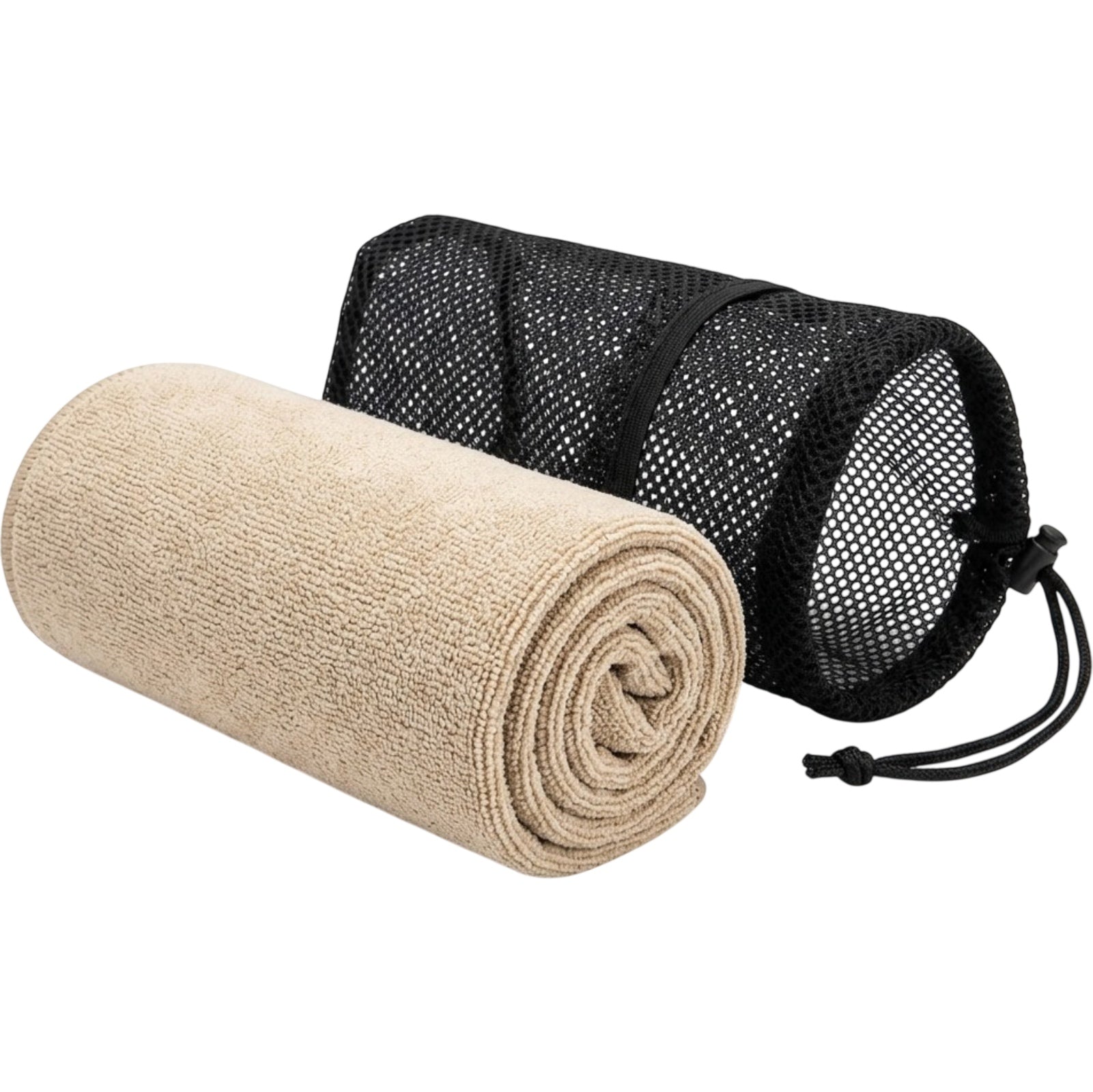 Vikfx Travel Sports Towel with Mesh Storage Bag